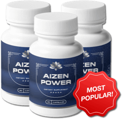 Aizen Power dietary supplement bottle